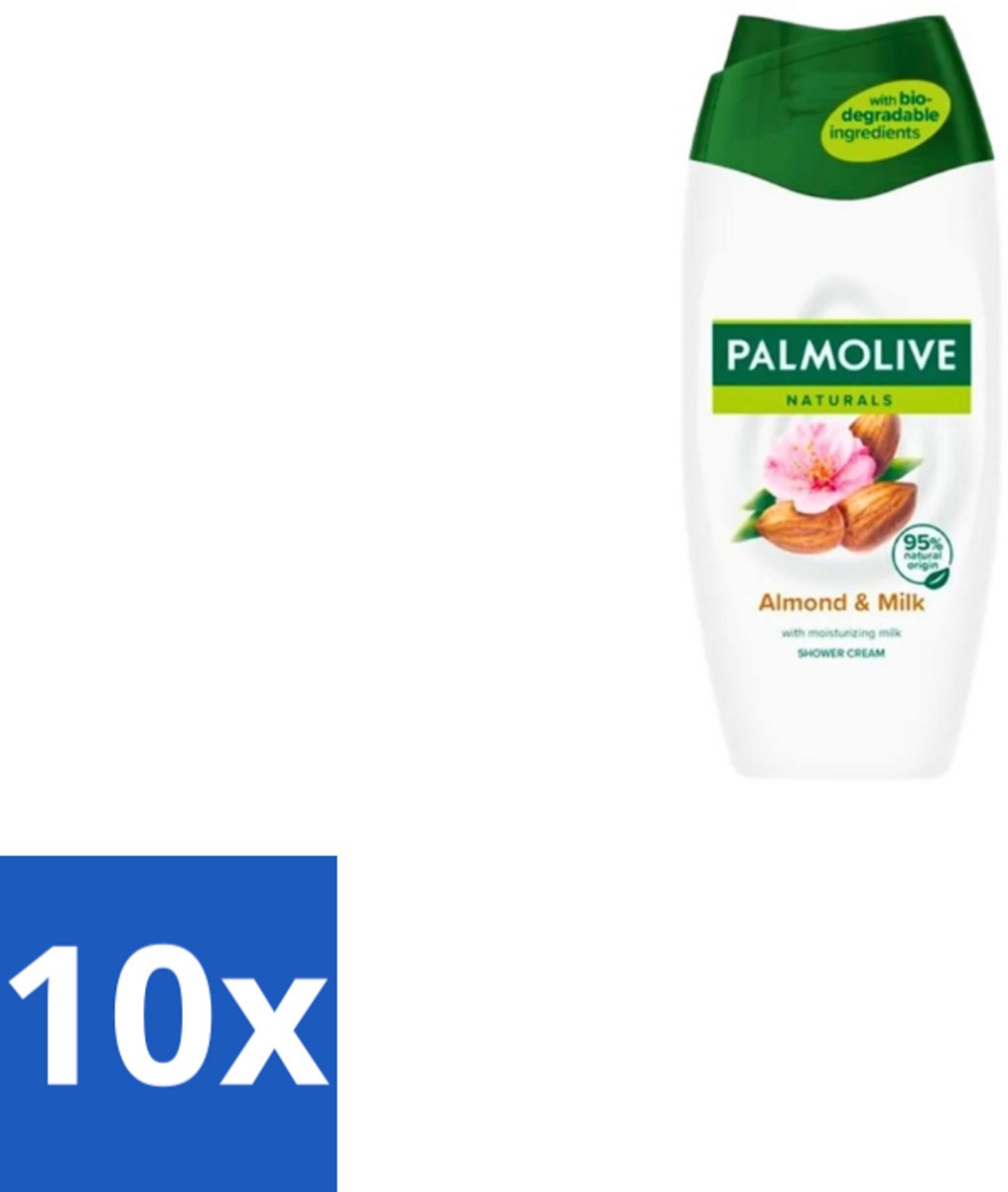 Palmolive – Douchecrème – Naturals Almond & Milk – 500 ml - Bulkverpakking - 10 stuks