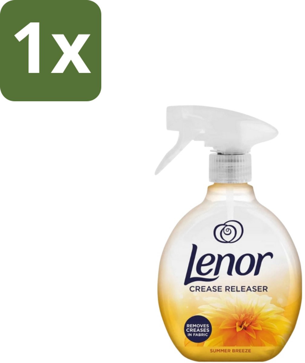 Lenor – Crease Releaser Spray – Summer Breeze – Kreukverwijderaar & Textielverfrisser – 500 ml - 1 stuk