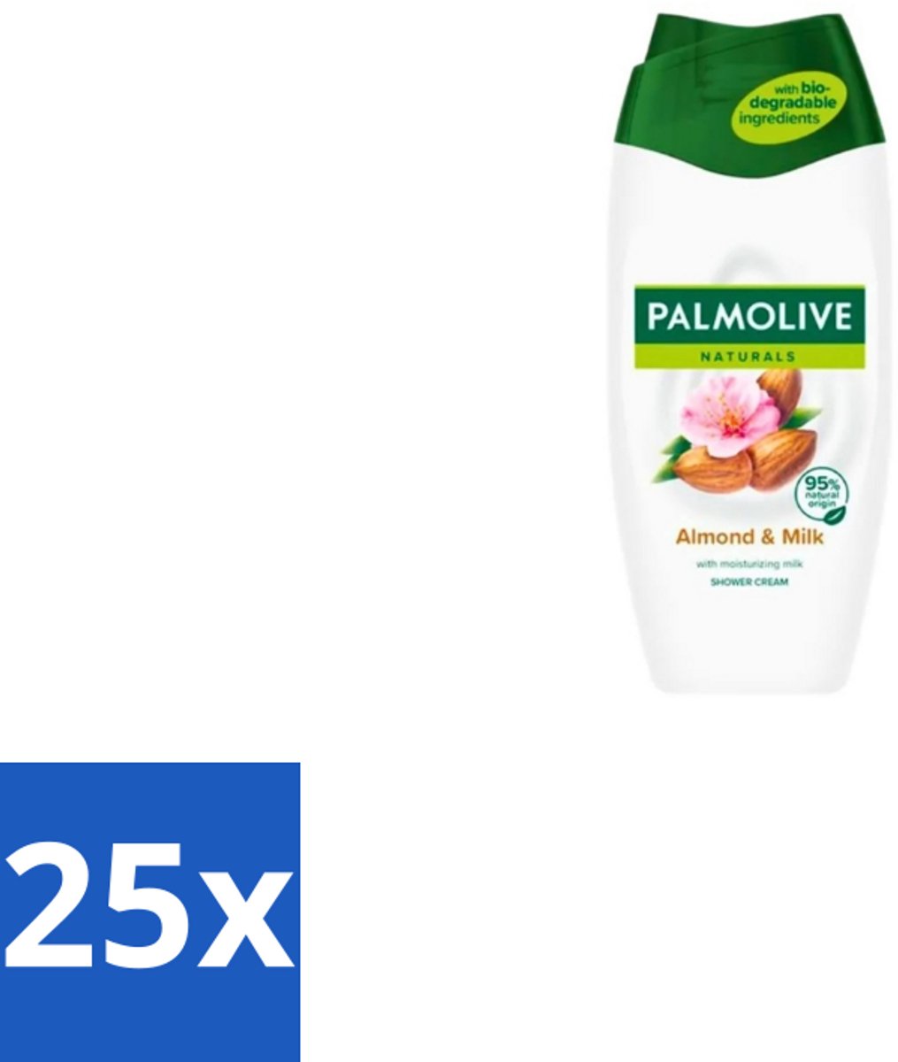 Palmolive – Douchecrème – Naturals Almond & Milk – 500 ml - Bulkverpakking - 25 stuks
