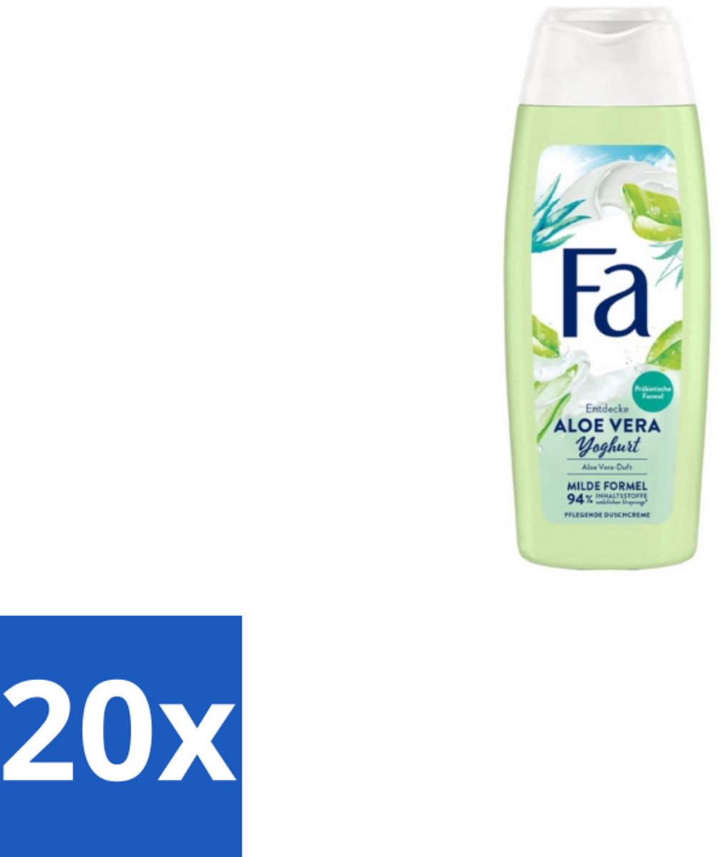 Fa – Douchegel – Yoghurt Aloe Vera – 250 ml - Bulkverpakking - 20 stuks