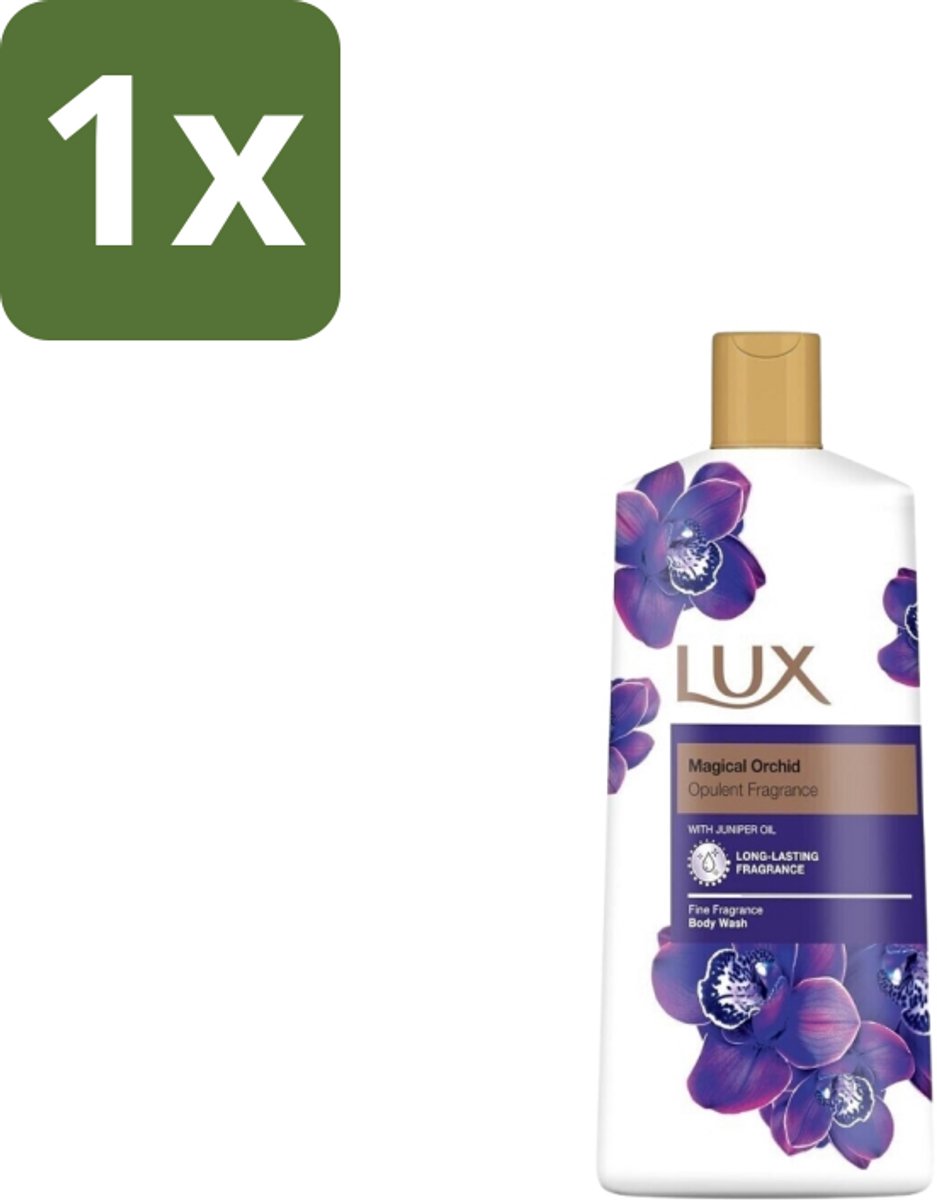 1 x Lux – Body Wash – Magical Orchid & Juniper Oil – 600 ml - Douchegel - Orchidee - Geur - Luxe - Verzorging
