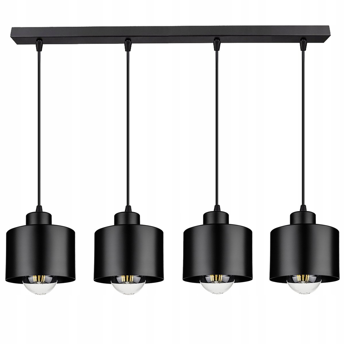 Hanglamp Plafond LED LX-1100 Zwart/Koper - Stijlvol Design