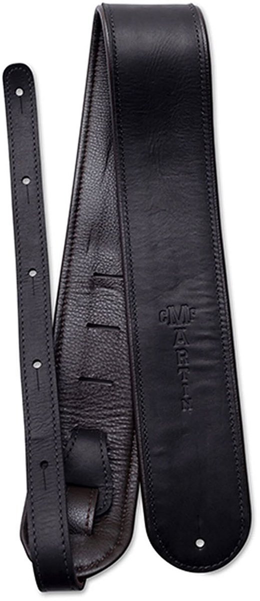 Martin 18A0029 Deluxe Black Rolled Strap Gitaarband