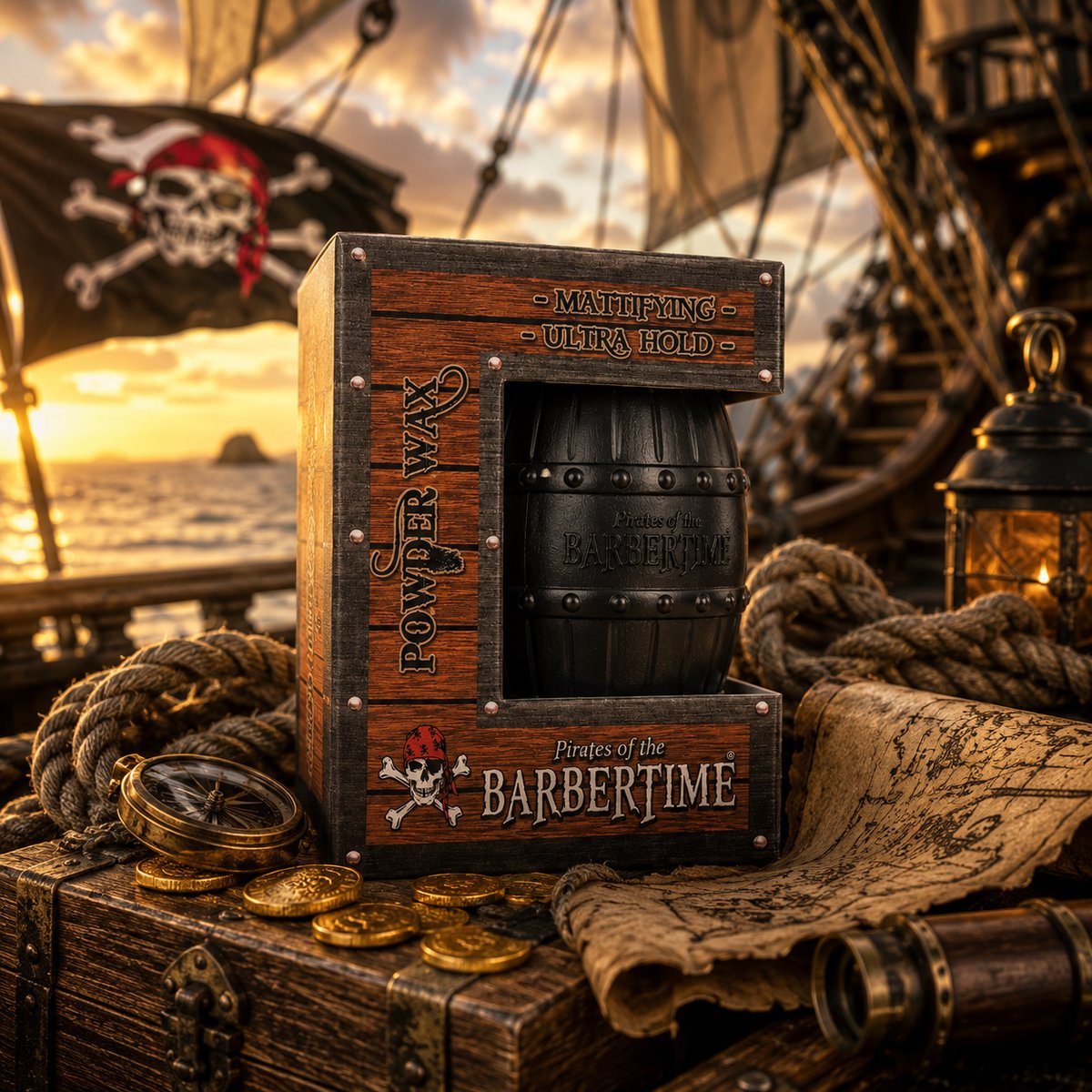 Pirates of The Barbertime - Powder Wax - Mattifying Ultra Hold - 20 g