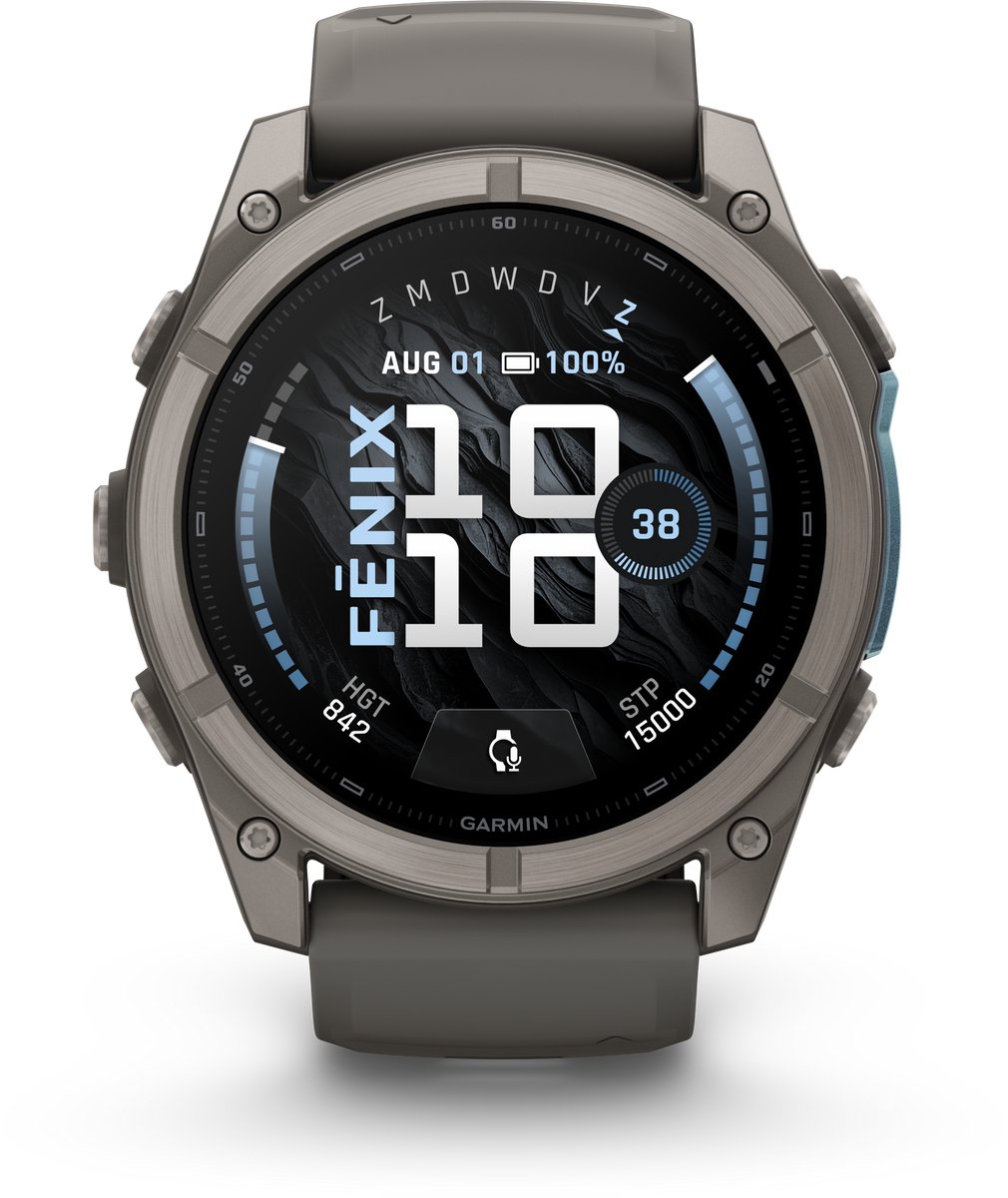 Garmin fēnix 9 - 51 mm - Multisport GPS Smartwatch - 1.4" AMOLED-scherm - Titanium afwerking - Batterijduur tot 29 dagen