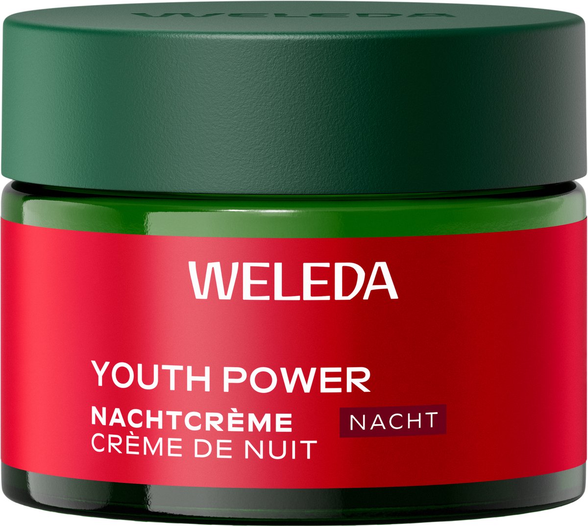 Weleda Youth Power Nachtcrème Granaatappel Astaxanthine - Granaatappel & Maca - Anti-Age - 40+ huid - 40ml