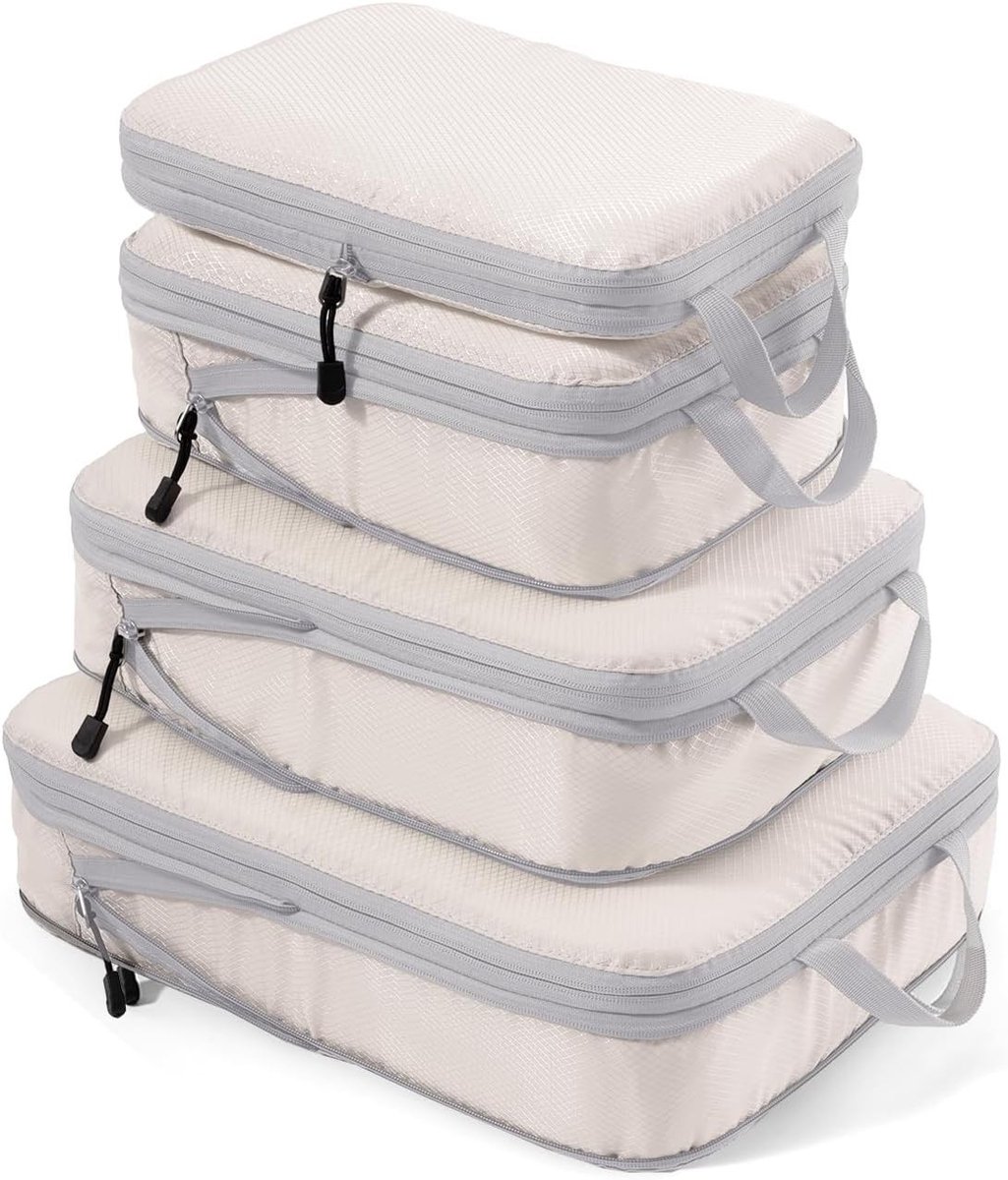 Compressiezakken voor Koffers, Uitbreidbare Organizers voor Reizen, Lichtgewicht Inpakcubes voor Efficiënt Ruimtegebruik