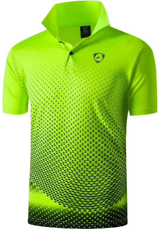 Currero Golf Polo Heren - Ademend Golfshirt - Polo Shirt - Sportshirt - Golfkleding Heren - T-Shirt - Golf Mode - Groen M — afbeelding 3