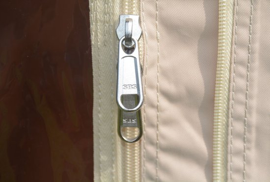 MODENUIT Opblaasbare Tent 300 x 400 x 200 cm - 7-8 Personen - Met Handpomp - Voor Kamperen - Katoen - Beige — afbeelding 4