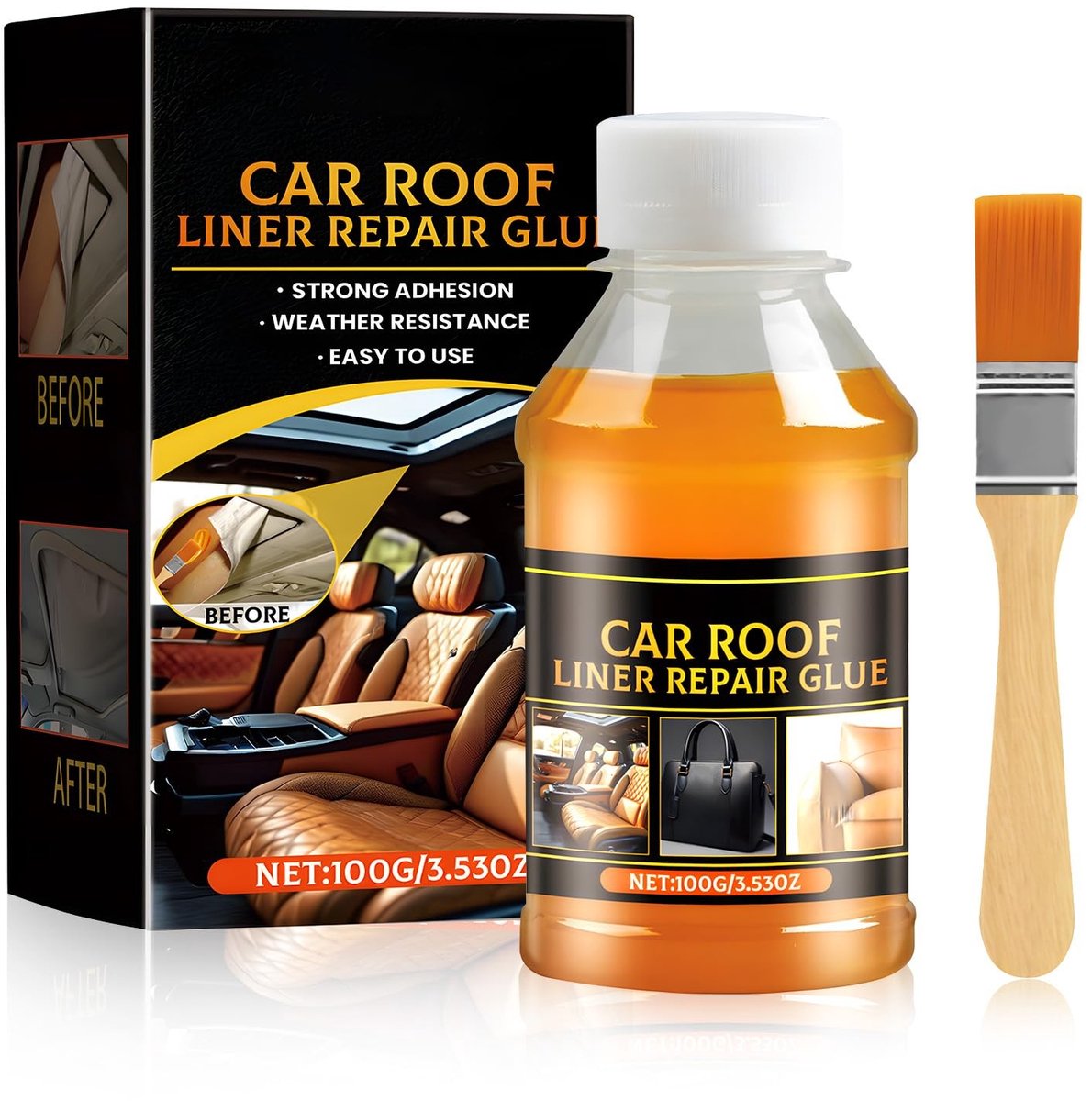 Elzusha - Lijm voor Auto Hoofdlining Reparatie, 100 ml