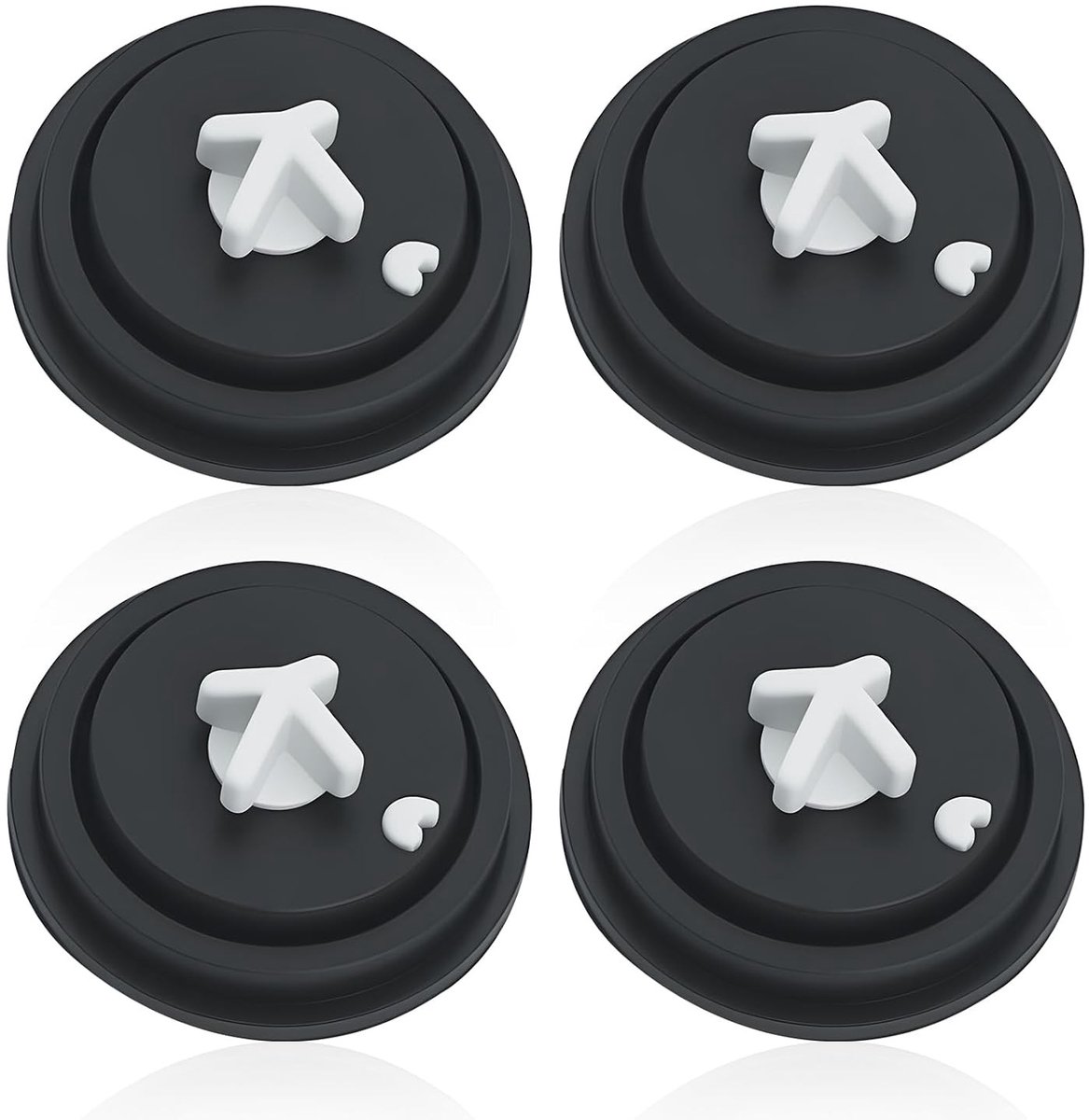 Toilet spoelringen set van 4 stuks, afdichtringen en membraanafsluitingen voor optimale toiletfunctionaliteit