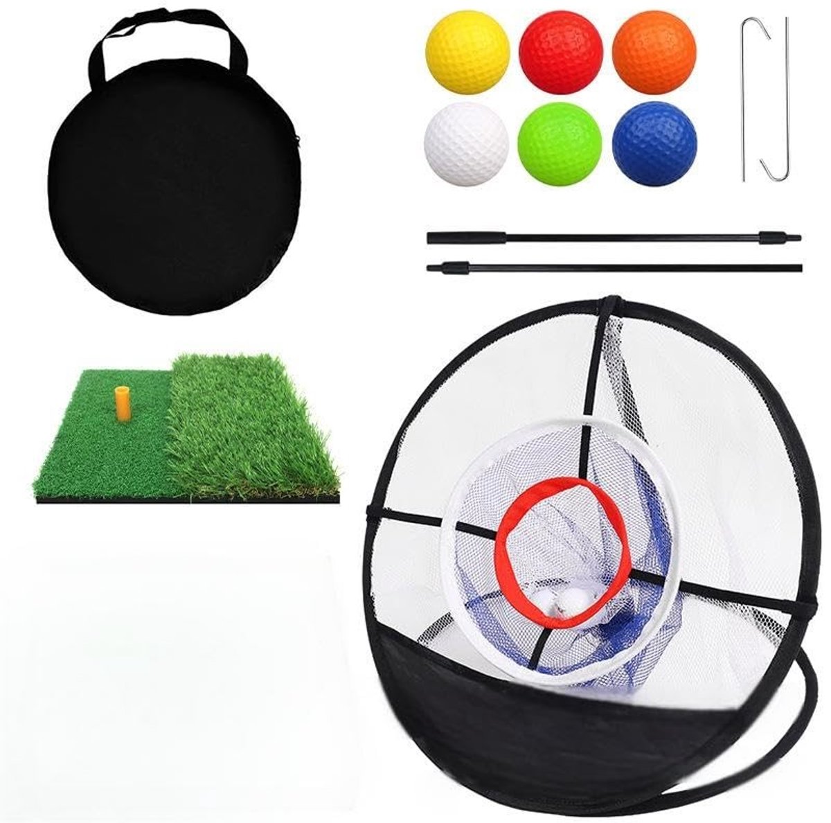 Elzusha - Vouwbaar Golf Oefennet voor Tuin en Driving Range