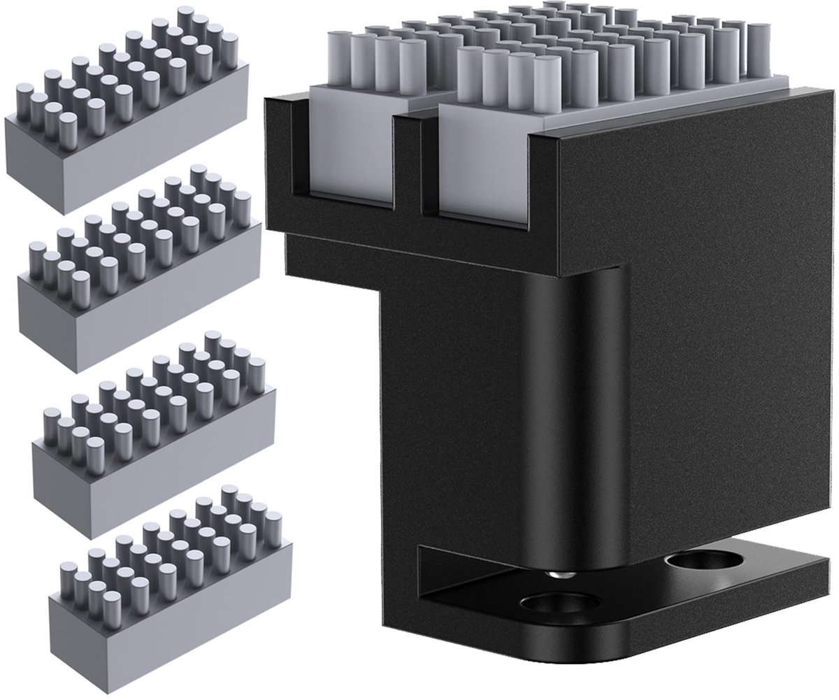 Elzusha - Nozzle Cleaning Set met 4 Extra Silicone Brushes voor 3D Printers