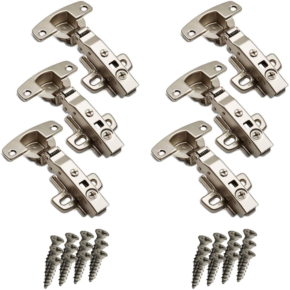 Elzusha - Hettich Sensys deurhengsels - 6 stuks, 110° opening