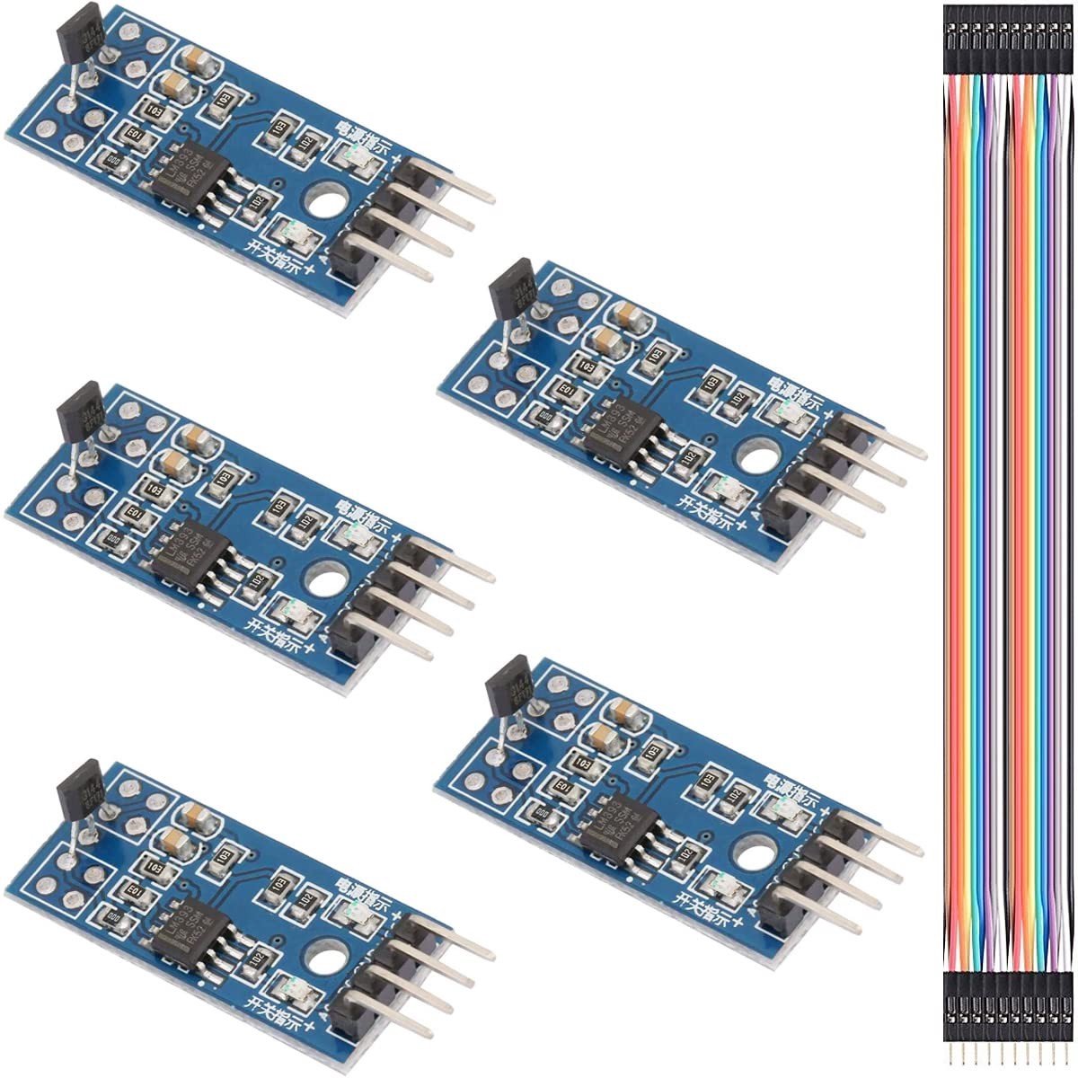 Elzusha - Set van 5 Hall Sensors voor Snelheidsregeling en Detectie