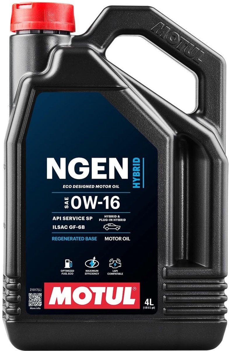 Elzusha - Hoogwaardige Motorolie NGEN HYBRID 0W-16, 4 liter