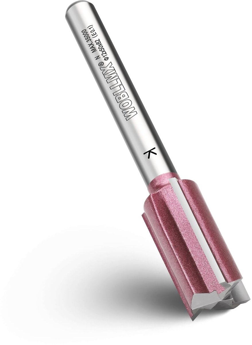 Elzusha- Groeffrees Professioneel - 3 Messen - 8 mm Schacht - Ø 18 mm - Werklengte 30 mm - Hardmetaal Accessoires - Frezen