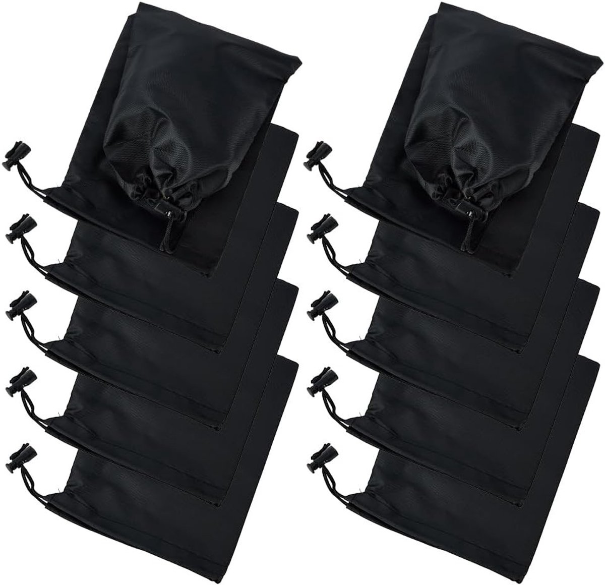 Kleine trekkoord tas voor opslag, ideaal voor gymnastiek, reizen, sport, cosmetica, sieraden en gereedschap - 14,5 x 20 cm