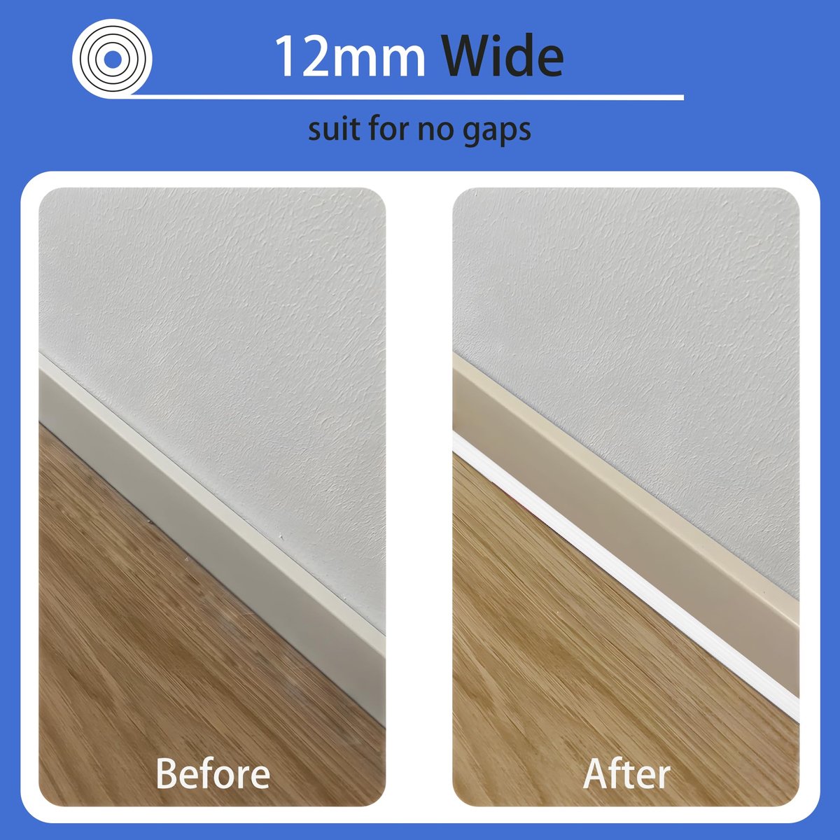 5M Pvc-Afdichting, Zelfklevend, Rand, Werkblad, Keuken, Hoek, Muur, Afdichting, Muur, Binnen, Profiel, Afwerking - ShopVlot