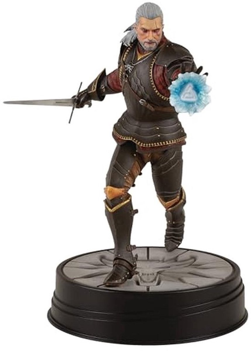 Witcher 3 Geralt Figuur met Toussaint Toernooi Pantser