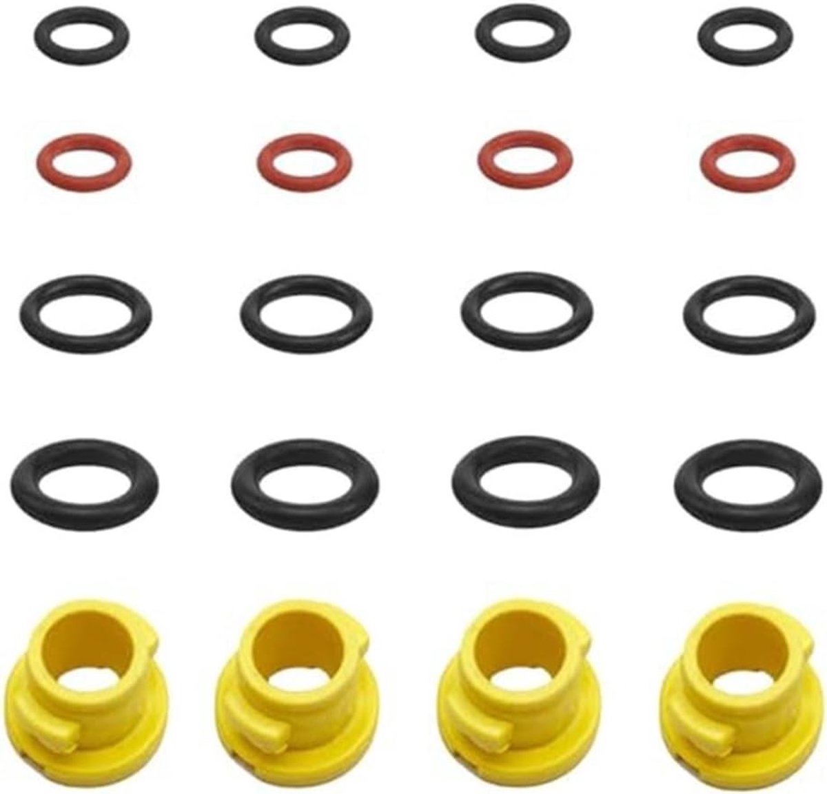 20 Stuks O Ring Nozzle Seal Kit voor Hogedrukreinigers K2 K3 K4 K5 - Vervangende Rubber O Ringen voor Nozzle en Pomp Onderhoud en Reparatie