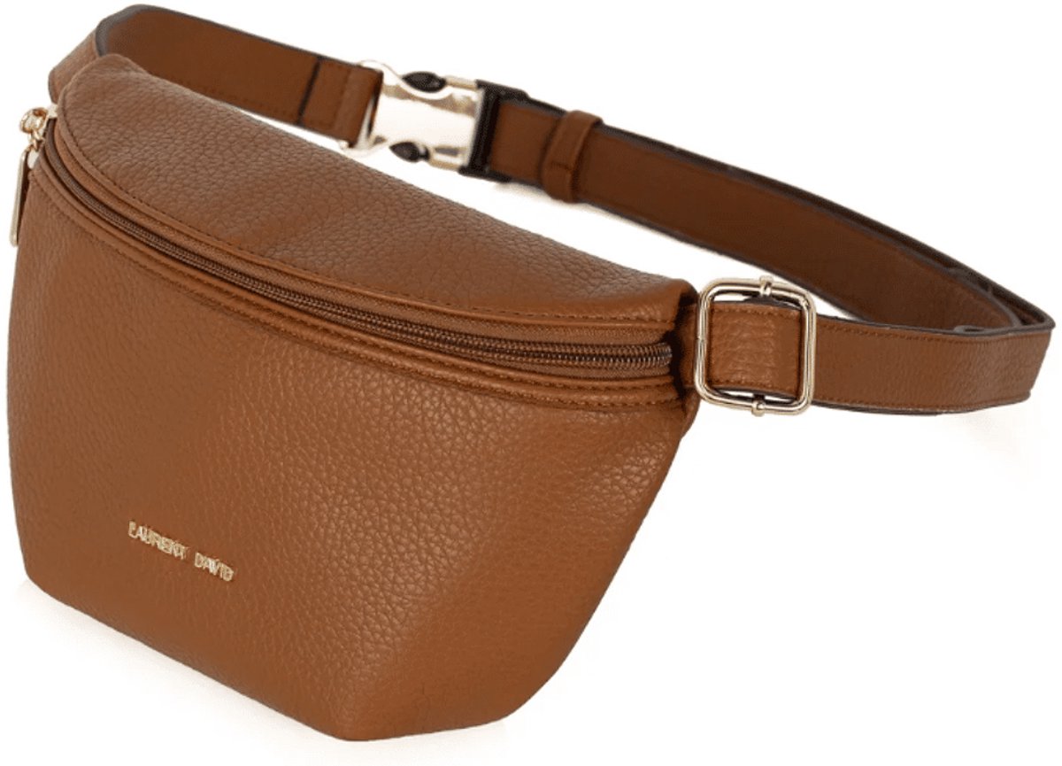 Laurent David Uni Hip Bag Estée | Cognac | Maat: One Size