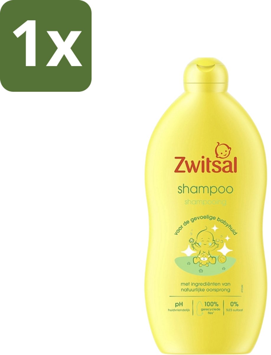 1 x Zwitsal - Shampoo - Mild - Voor Dagelijks Gebruik - 700 ml - Baby Shampoo - Mild Shampoo - Anti-prik Shampoo - Zwitsal Shampoo - Baby Haar Reinigen