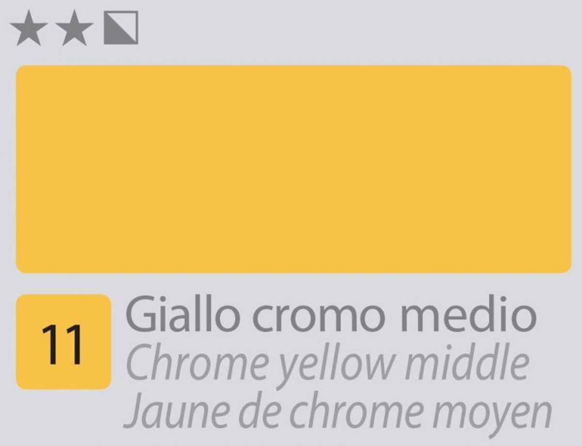 Divolo Accademia Olieverf 20 ml. - Chrome Yellow Middle
