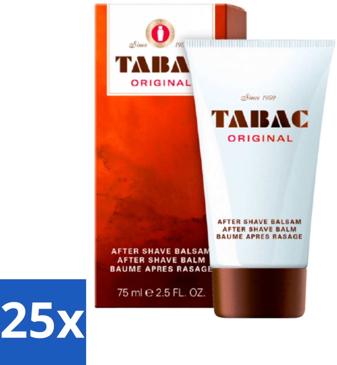 Tabac Original Men - Aftershave Balsem - Verzachtend - 75 ml - Bulkverpakking - 25 stuks