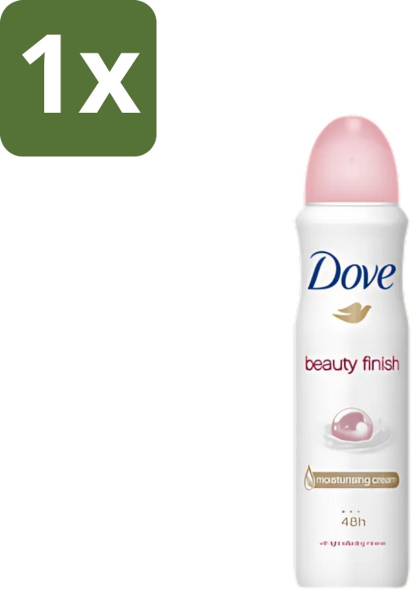 1 x Dove - Deodorant - Spray Beauty Finish - Soepel en verzorgend - 250 ml - Dove Beauty Finish - Deodorant Spray - Beauty Mineralen - Anti-transpirant - Oksel Verzorging