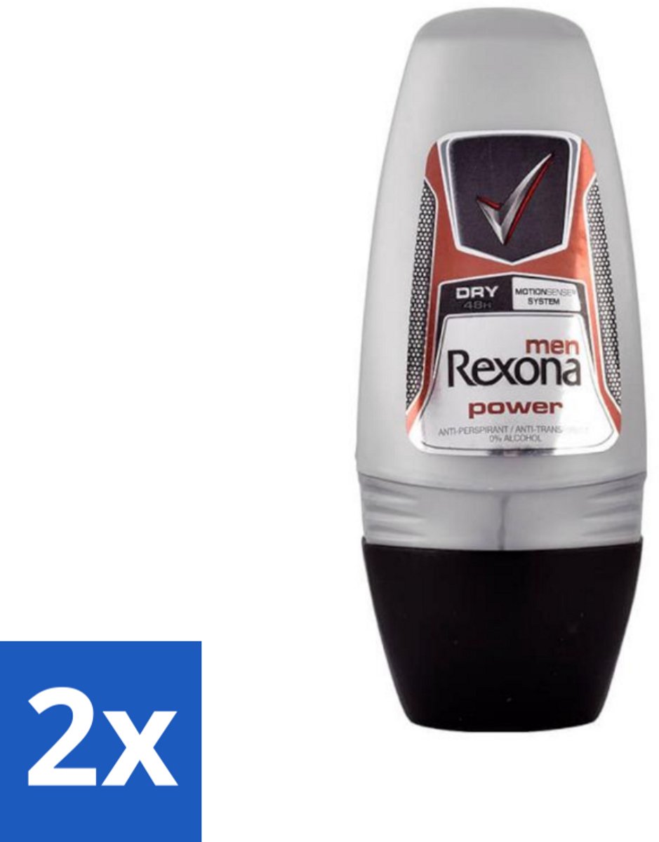 2 x Rexona - Advanced Protection - Deo Roll-on - Anti-transpirant - 50 ml - Deo Roll-on - Anti-transpirant - Zweetbehandeling - Geurverlichting - Zweetbescherming
