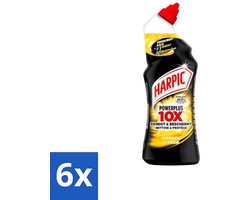 Harpic PowerPlus - Toiletreiniger - Gel - Citroen - 750 ml - Voordeelverpakking - 6 stuks
