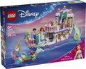 LEGO Disney Princess, Ariëls Koninklijke Trouwboot speelgoedboot met poppetjes, paars, wit en roze, 519 onderdelen.