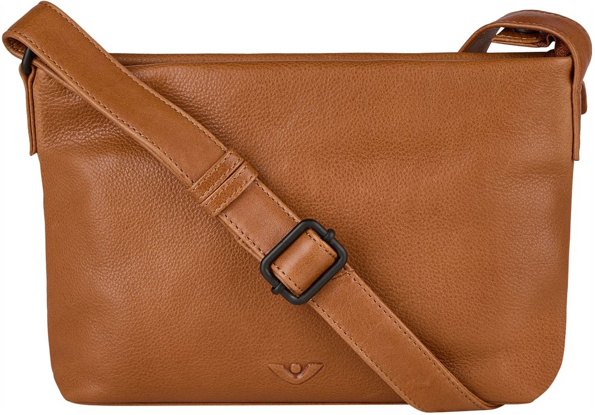 Voi Texas Crossbody tas Leder 22 cm - Dames - cognac