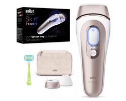 Braun Smart IPL Skin i·expert - Ontharing thuis - Etui - Venus-scheersysteem - 2 Koppen - PL7147
