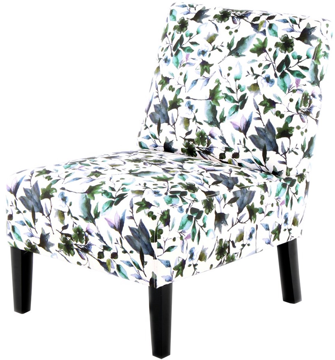 Padiro loungestoel - meerkleurig - stof - beukenhouten poten - botanisch
