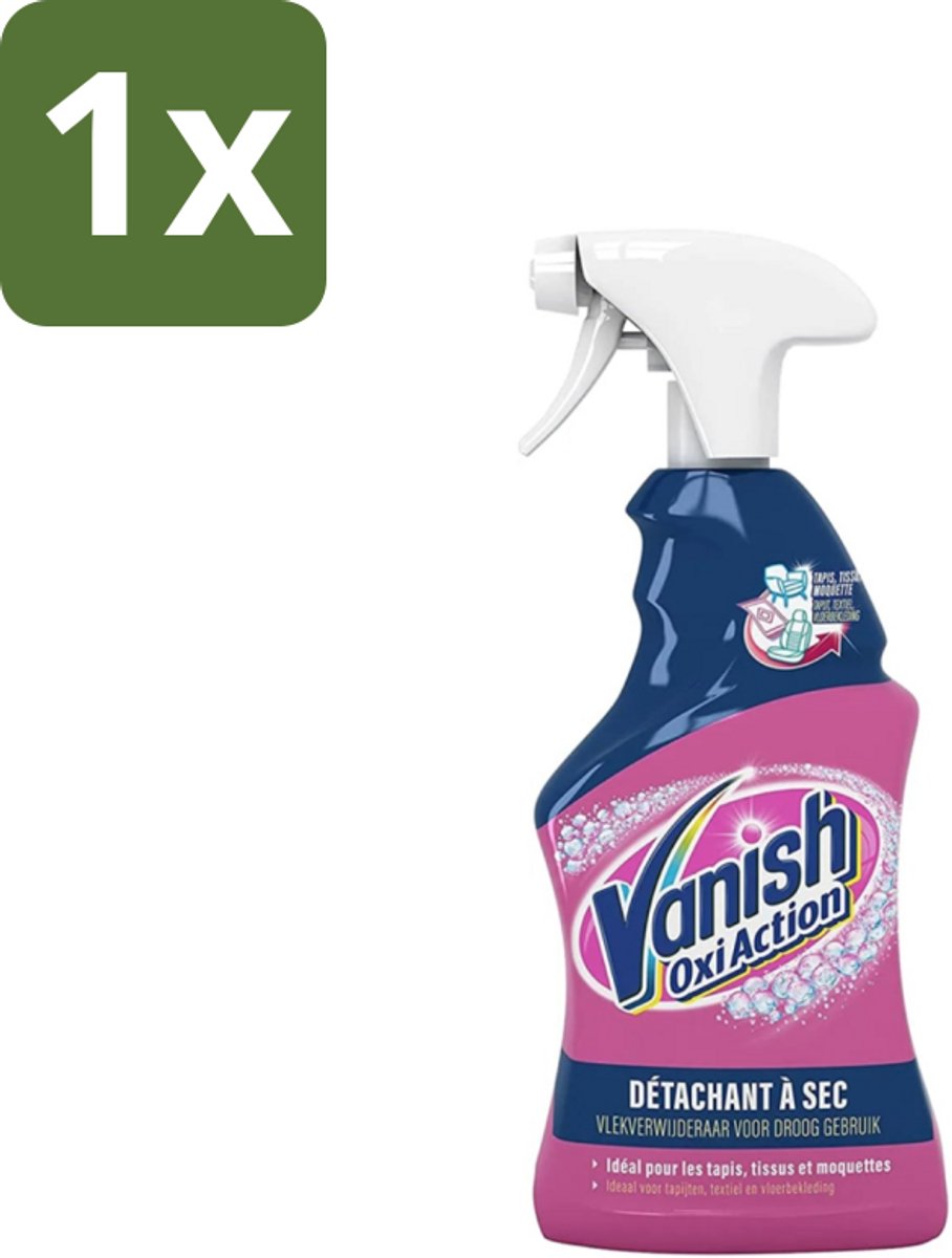 Vanish Oxi Action - Vlekkenverwijderaar Spray - Voor Tapijt. Textiel & Vloerbekleding - 500 ml - 1 stuk