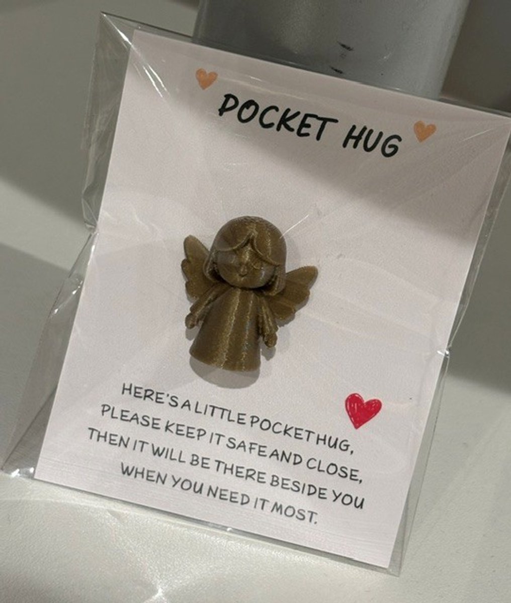 Pocket Hug Mini Angel Gold