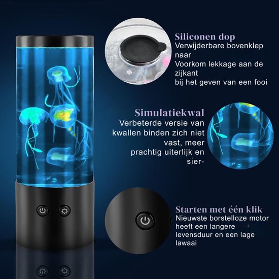 CRLYN® Lavalamp - Sfeervolle Nachtlamp - Rustgevende Lamp van CRLYN — afbeelding 2