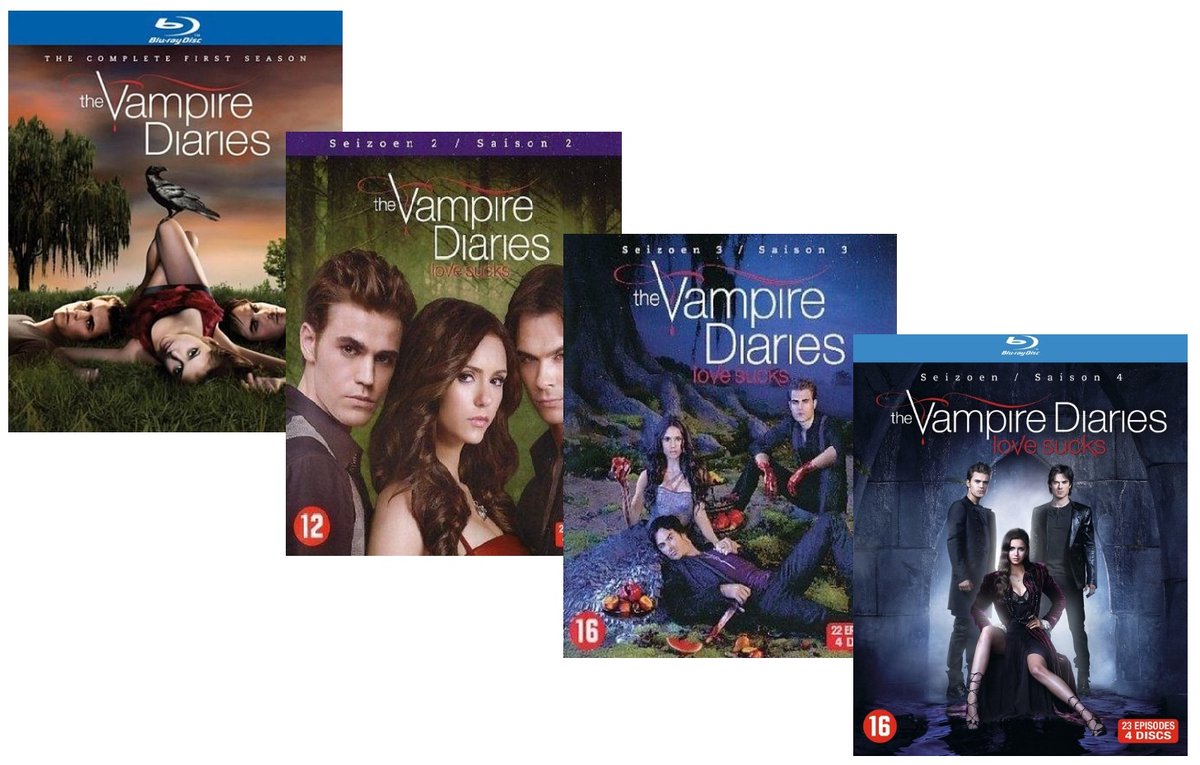 Vampire diaries - Seizoen 1 - 2 - 3 -4