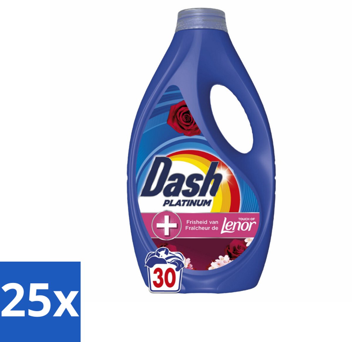Dash – Wasmiddel – Jasmin & Rose de Mai – 1350 ml - Bulkverpakking - 25 stuks