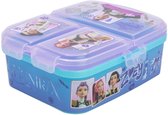 KPOP Demon Hunters Kinderlunchbox – Broodtrommel met 4 vakken voor kinderen vanaf 4 jaar - Vaatwasserbestendig & BPA-vrij - Blauw/Paars