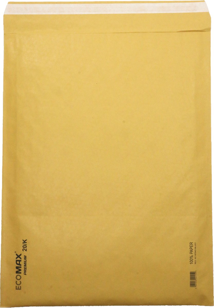 Luchtkussen enveloppen A3 - 20/K - 480 x 370 mm - 10 stuks - HK zelfklevend met plakstrip - Bruin - Netuno