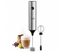 Veya Melkopschuimer Handmatig - Electrische Melkopschuimer - Draadloos - RVS - Koffie - Matcha klopper - Maximaal schuimvermogen