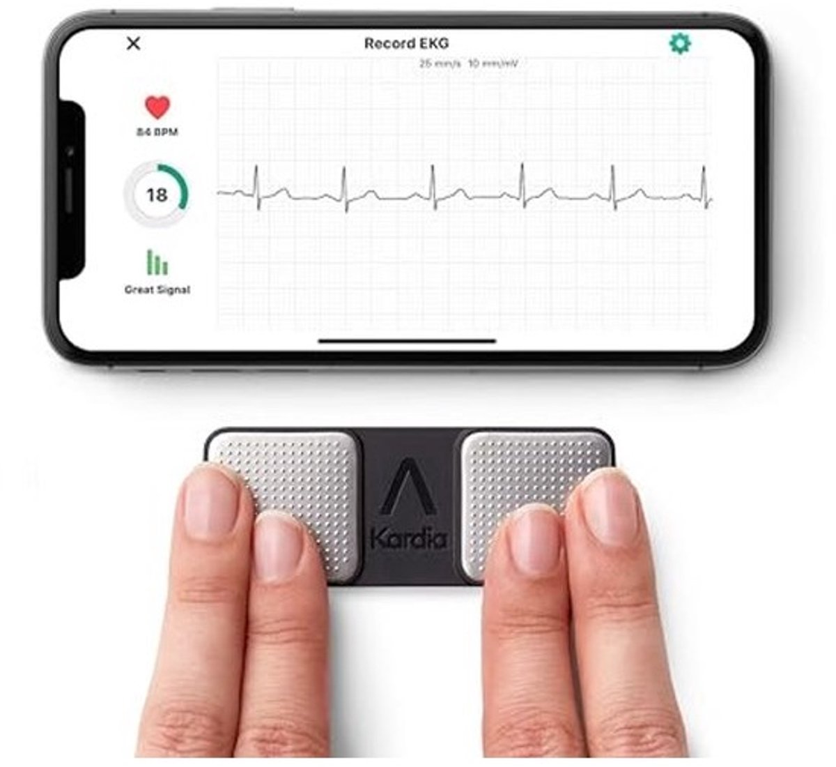 Mobiel ECG-apparaat voor iOS en Android - Controleer uw Hart Gezondheid Altijd en Overal