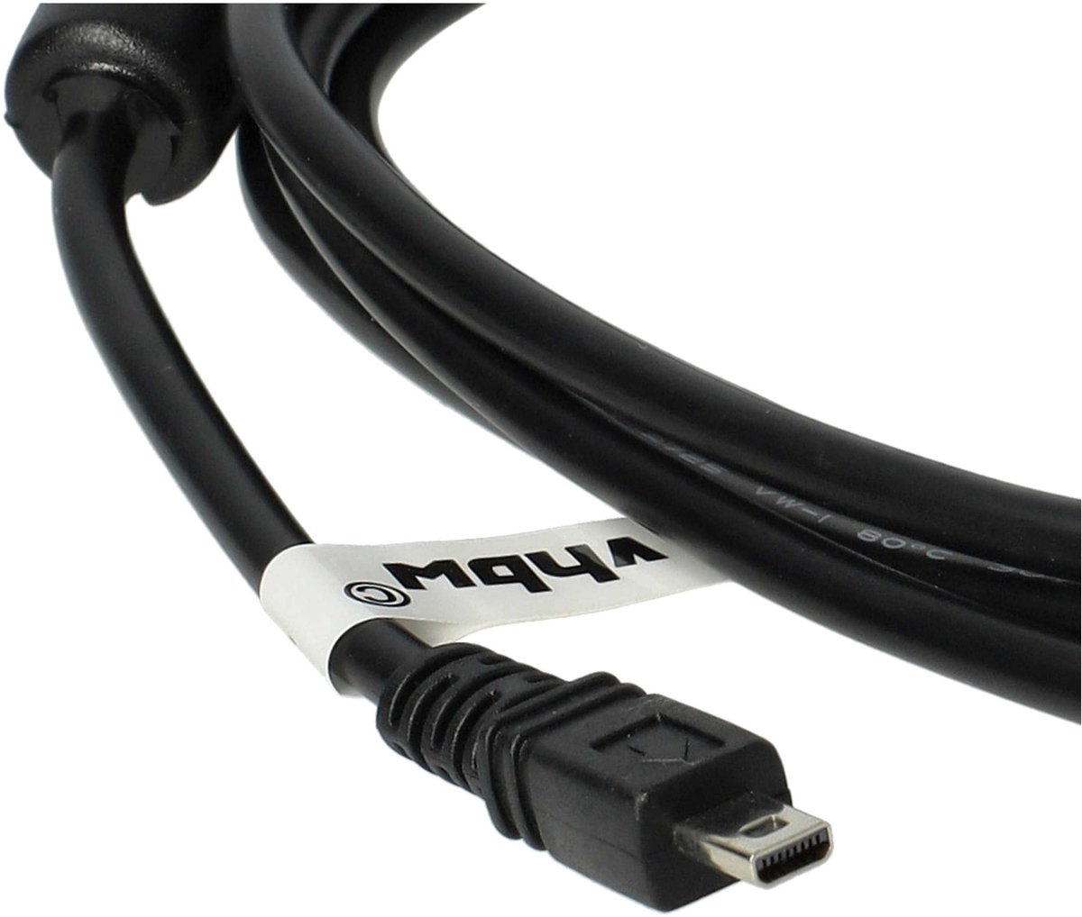 vhbw USB-kabel compatibel met Nikon Coolpix S210, S3300, S5, S500, S230, S4, S200, S200di, S220, S510, S520 camera's en camcorders - datakabel, 14,5 cm