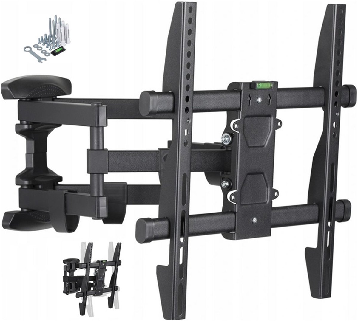 Draaibare TV-muurbeugel voor 42-inch schermen, verstelbaar