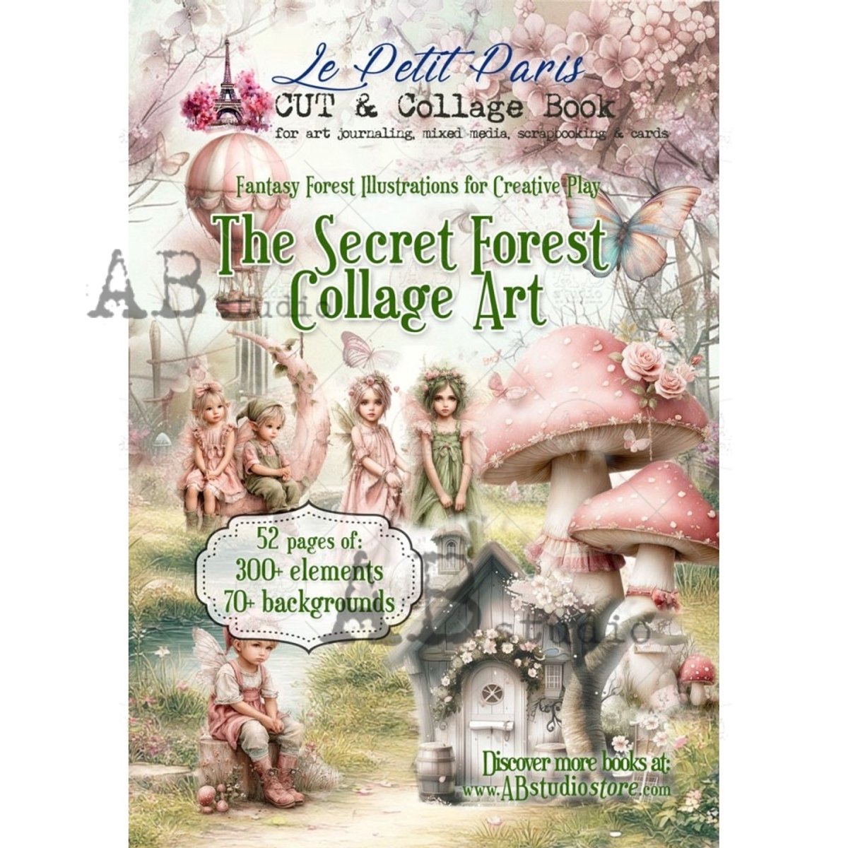 AB Studio Collageboek The Secret Forest