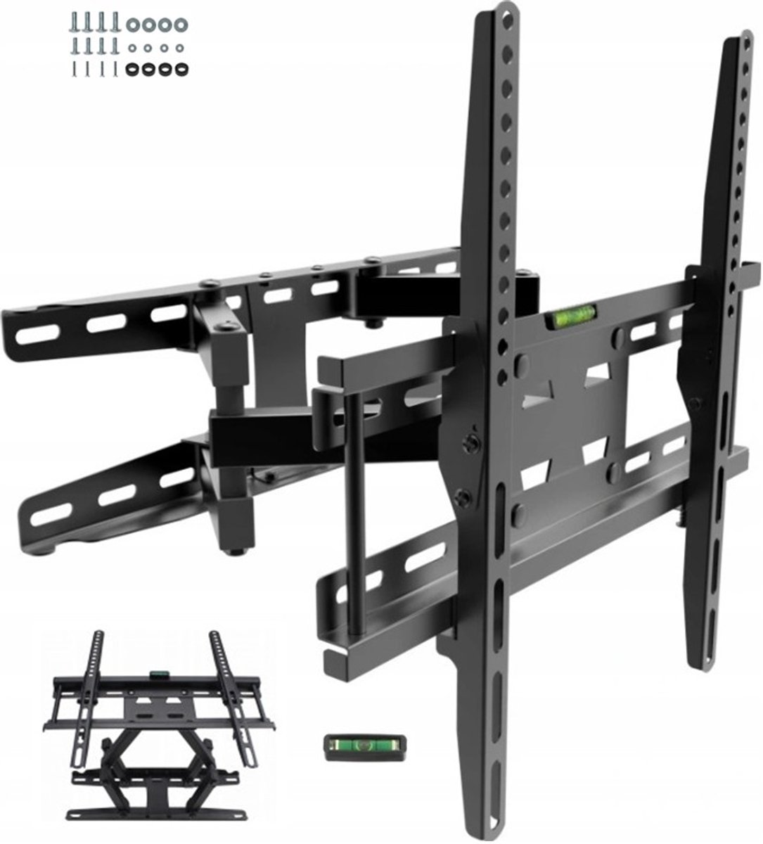 Merkloos TV Muurbeugel - Draaibaar & Kantelbaar, 45kg