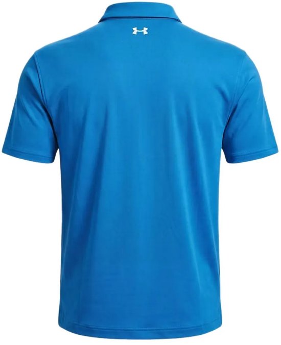 Under Armour T2G Pique Polo Aegean Blauw Heren van Under Armour — afbeelding 2